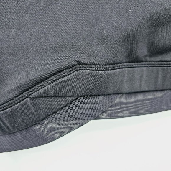 Fabletics Asymmetric Sports Bra Black One Shoulder Strappy Cross Mesh Adjustable - Picture 3 of 8